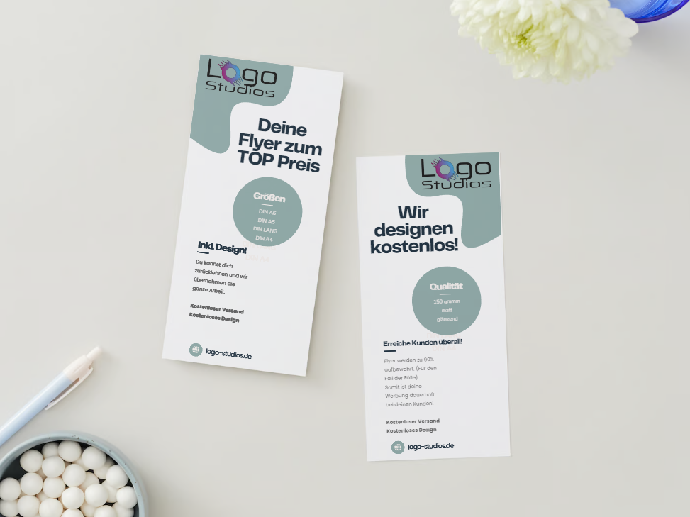 DIN-lang Flyer Beispiel
